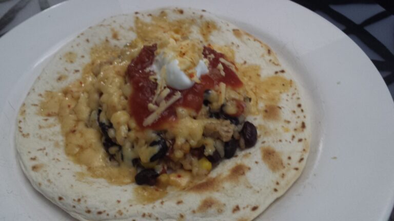 Barley Black Bean Burritos